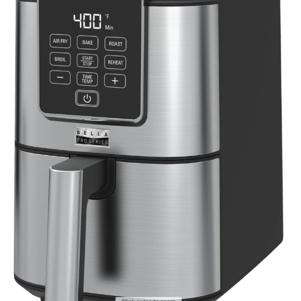 4-qt. Slim Digital Air Fryer - Stainless Steel